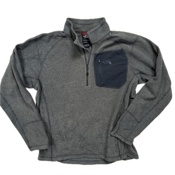 The North Face Other - The‎ North Face Men's Fleece Quarter Zip Pullover Gray M